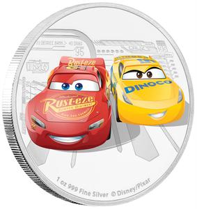Niue / Silver Ounce 2017 Cars 3 - Evolution - reverse photo
