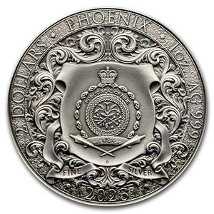 Niue / Silver Ounce 2023 Phoenix, Coloured - obverse photo