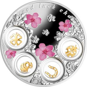 Niue / Five Dollars Silver 2017 Good Luck Charms - reverse photo