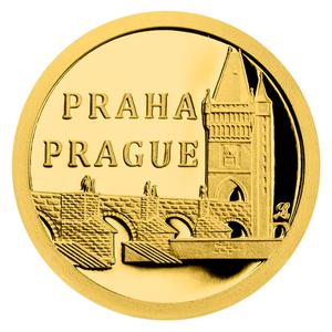 Niue / Gold Half Gram 2017 Prague - Charles Bridge - reverse photo