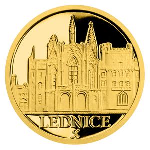 Niue / Gold Half Gram 2020 Castle Lednice - reverse photo