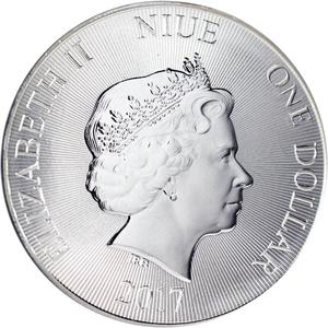 Niue / Silver Half Ounce 2017 HMS Bounty - obverse photo