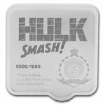 Silver Two Ounces 2025 Marvel Smash - Hulk: Photo Coin, Niue, Silver Two Ounces 2025 Marvel Smash - Hulk / thumbnail