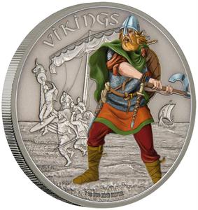 Niue / Silver Ounce 2016 Warriors of History - Vikings - reverse photo