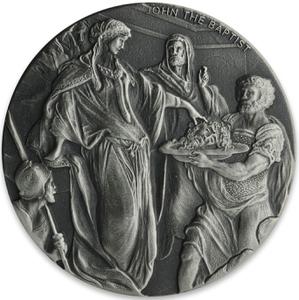 Niue / Silver Two Ounces 2018 John the Baptist - reverse photo