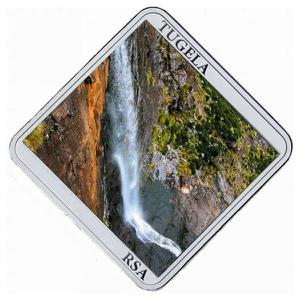 Niue / Silver Half Ounce 2015  Tugela Falls Waterfall - reverse photo