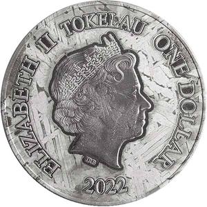 Niue / Silver Ounce 2022 Phoenix and Dragon - obverse photo