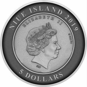 Niue / Silver Two Ounces 2019 Atlantis - Sunken City - obverse photo