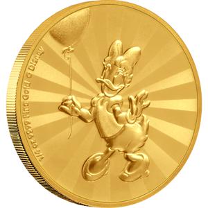 Niue / Gold Quarter Ounce 2020 Daisy Duck - reverse photo