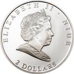 Two Dollars Silver 2009 Spinner Dolphins: Photo Coin, Niue, Two Dollars Silver 2009 Spinner Dolphins / thumbnail