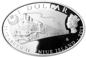 Niue / Silver Ounce 2013 Orient Express - obverse photo