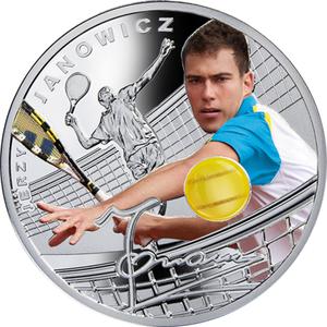 Niue / Silver Ounce 2014 Jerzy Janowicz - reverse photo