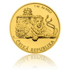 Niue / Gold Ounce 2018 Czech Lion - reverse photo