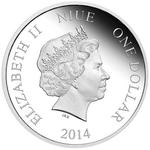 Silver Half Ounce 2014 Doctor Who Monsters - Weeping Angels: Photo Coin, Niue, Silver Half Ounce 2014 Doctor Who Monsters - Weeping Angels / thumbnail
