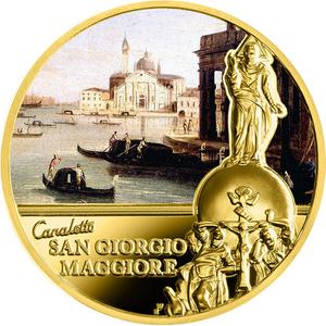 Niue / Fifty Dollars Gold 2017 San Giorgio Maggiore - reverse photo