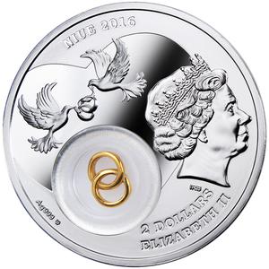 Niue / Silver Ounce 2016 Wedding - obverse photo