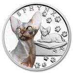 Silver Ounce 2025 Cat Breeds - Sphynx: Photo Coin, Niue, Silver Ounce 2025 Cat Breeds - Sphynx / thumbnail