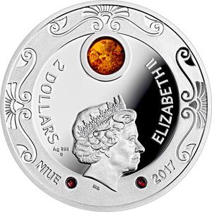 Niue / Silver Two Ounces 2017 Falcon of Tutankhamun - obverse photo