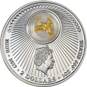 Niue / Silver Ounce 2017 Three Wise Men - Gift of Gold - obverse photo