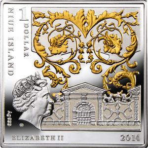 Niue / Silver Ounce 2014 Madonna of the Carnation - obverse photo