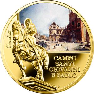 Niue / Fifty Dollars Gold 2016 Campo Santi Giovanni e Paolo - reverse photo