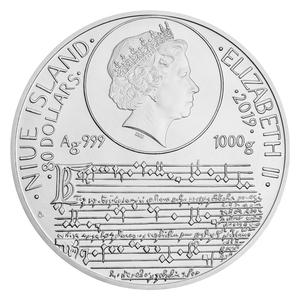 Niue / Silver Kilo 2019 Jan Žižka - obverse photo