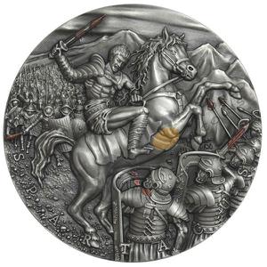 Niue / Silver Two Ounces 2017 Spartacus - reverse photo