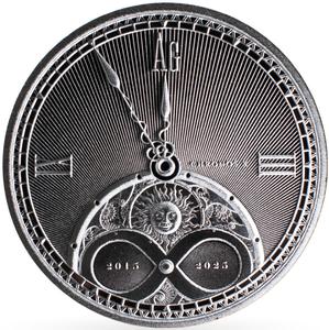 Niue / Silver Ounce 2025 Chronos - reverse photo