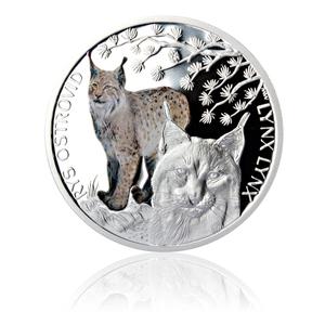 Niue / Silver Half Ounce 2013 Eurasian Lynx - reverse photo