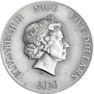 Niue / Silver Two Ounces 2020 Sun Wukong - Monkey King - obverse photo