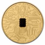 Silver Two Ounces 2021 Microchip 50th Anniversary: Photo Coin, Niue, Silver Two Ounces 2021 Microchip 50th Anniversary / thumbnail