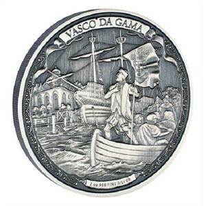 Niue / Silver Two Ounces 2016 Vasco da Gama - reverse photo