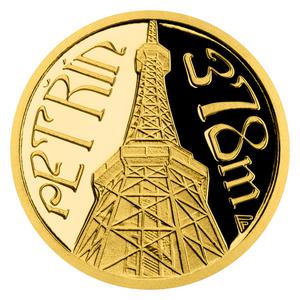 Niue / Gold Half Gram 2020 Prague - Petrin Tower - obverse photo