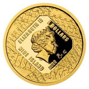 Niue / Gold Tenth-Ounce 2022 Armoured Vehicles - T-34/76 - obverse photo
