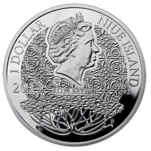 Niue / One Dollar Silver 2013 Magic Stones - August - obverse photo