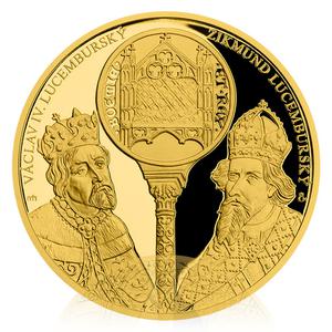 Niue / Gold Two Ounces 2019 Wenceslas IV and Sigismund - reverse photo