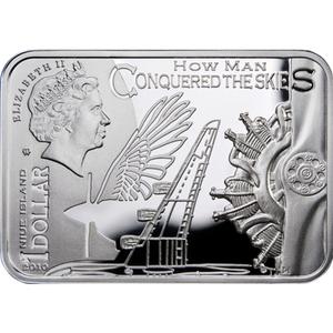 Niue / Silver Ounce 2010 Glider - reverse photo
