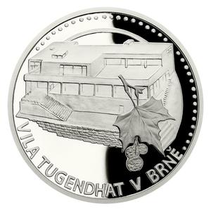 Niue / Platinum Ounce 2019 UNESCO - Villa Tugendhat - reverse photo