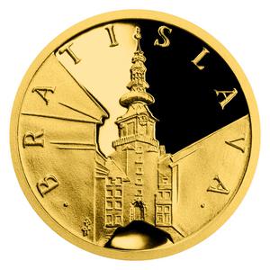 Niue / Gold Half Gram 2021 Bratislava - Michael's Gate - obverse photo