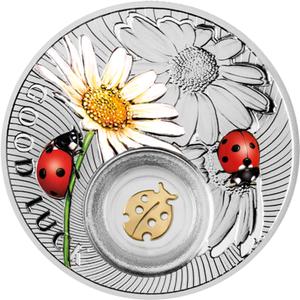 Niue / One Dollar Silver 2014 Ladybird - reverse photo