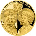 Gold Two Ounces 2021 St Ludmila and St Wenceslas: Photo Coin, Niue, Gold Two Ounces 2021 St Ludmila and St Wenceslas / thumbnail
