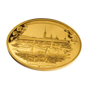 Niue / Gold Half Kilo 2017 Four Emperors’ Yacht - reverse photo