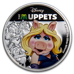 Niue / Silver Ounce 2019 The Muppets -  Miss Piggy - reverse photo