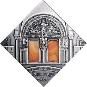 Niue / Silver Ounce 2014 Romanesque Art - reverse photo