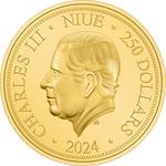 Niue / Gold Ounce 2024 Year of the Dragon - obverse photo