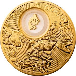 Niue / Silver Ounce 2014 Goldfish - reverse photo