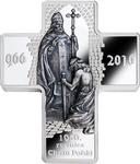 Silver Five Ounces 2016 Baptism of Poland: Photo Coin, Niue, Silver Five Ounces 2016 Baptism of Poland / thumbnail