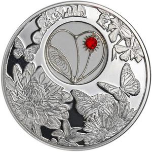 Niue / Silver Ounce 2017 Love Heart - reverse photo