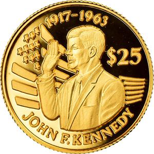Niue / Twenty-five Dollars Gold 1994 JFK - obverse photo