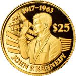Twenty-five Dollars Gold 1994 JFK: Photo Coin, Niue, Twenty-five Dollars Gold 1994 JFK / thumbnail